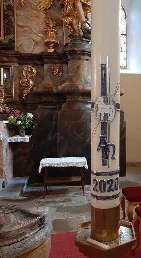 Osterkerze / Pfarre Palfau